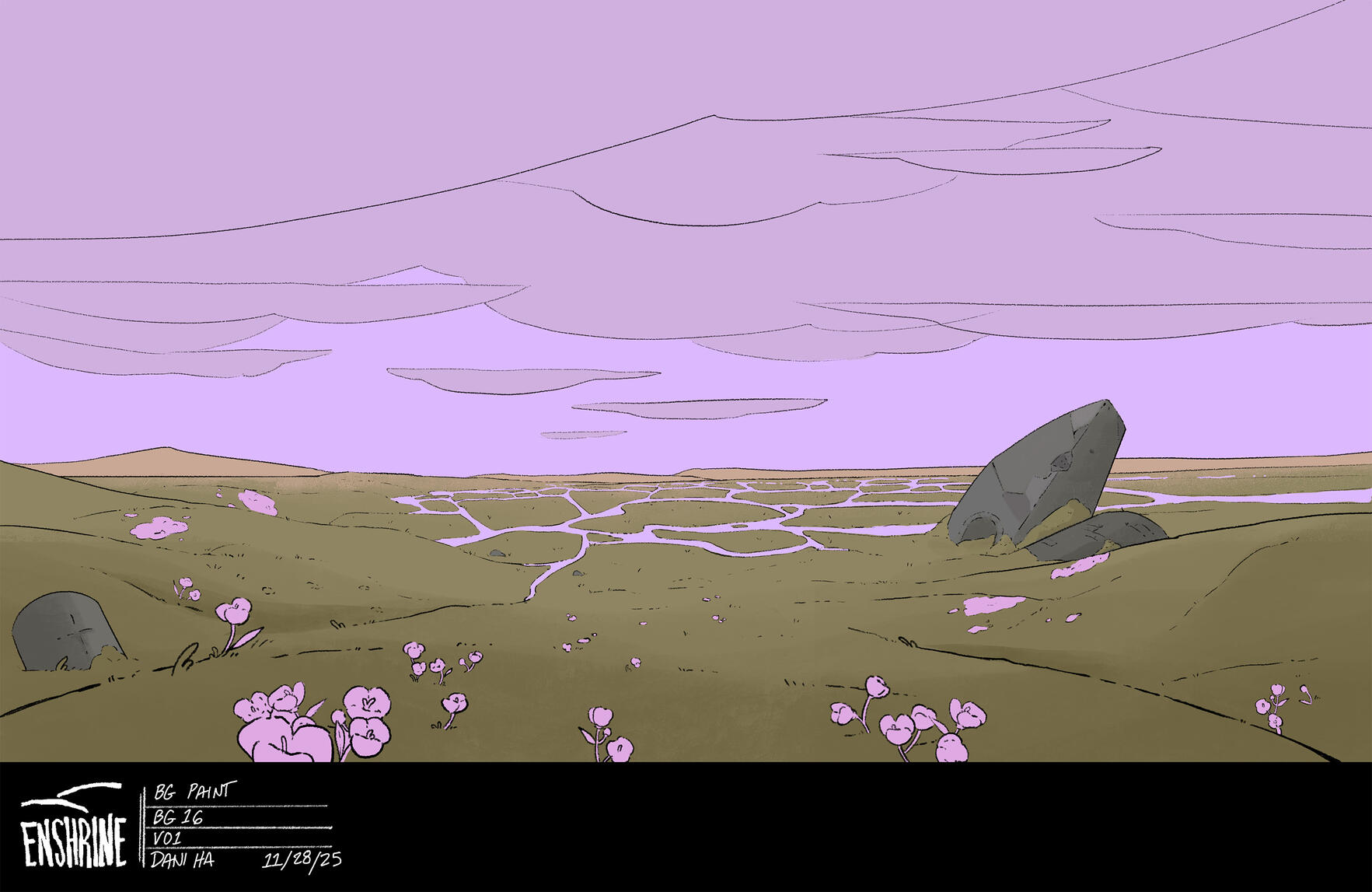 BG Paint and Layout done by me for my Senior thesis film "Enshrine"