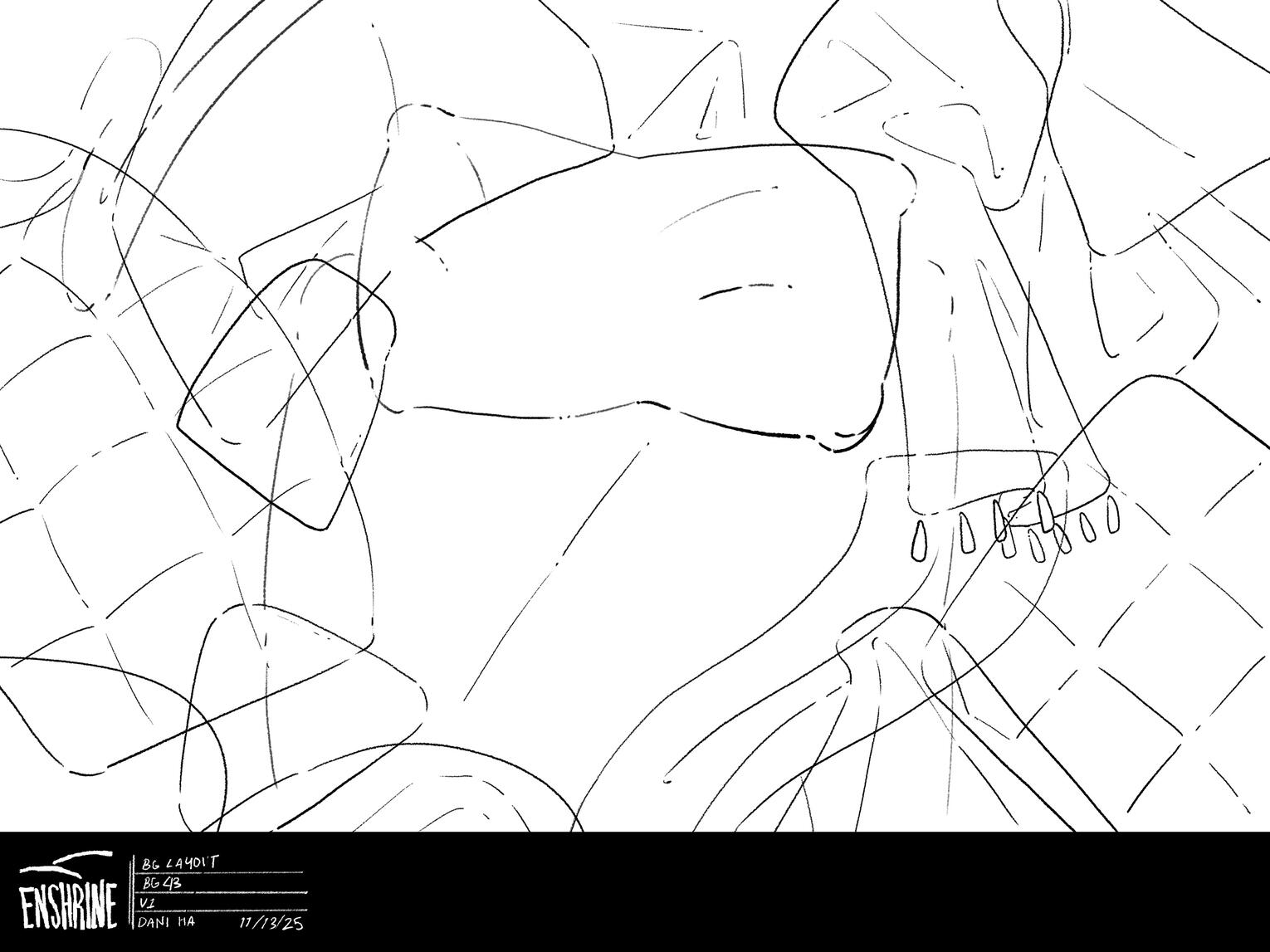 BG Layout done by me for my Senior thesis film "Enshrine"