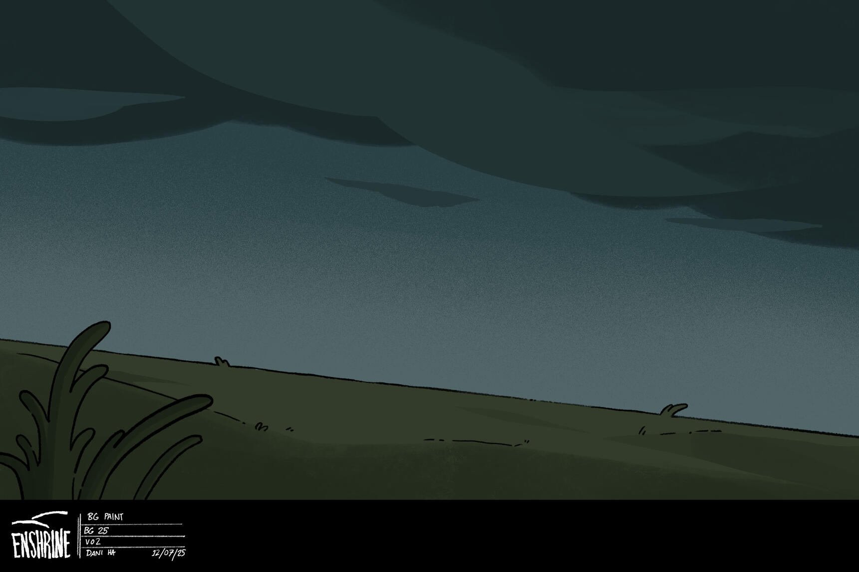 BG Paint and Layout done by me for my Senior thesis film "Enshrine"