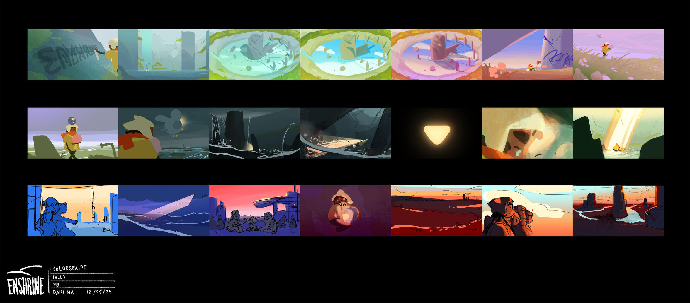 BG Paint and Layout done by me for my Senior thesis film "Enshrine"