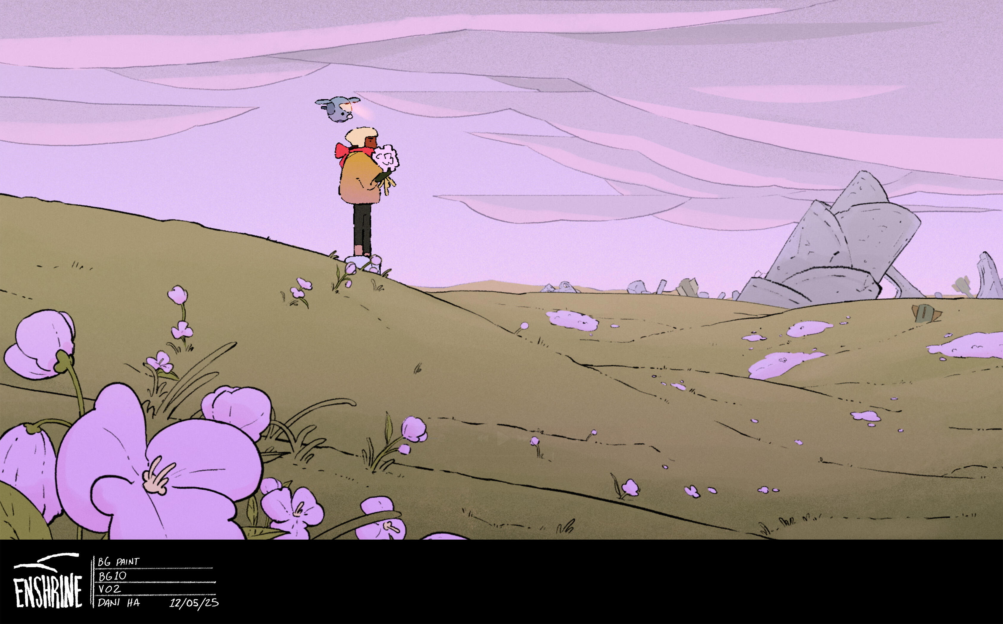 BG Layout done by me for my Senior thesis film "Enshrine"