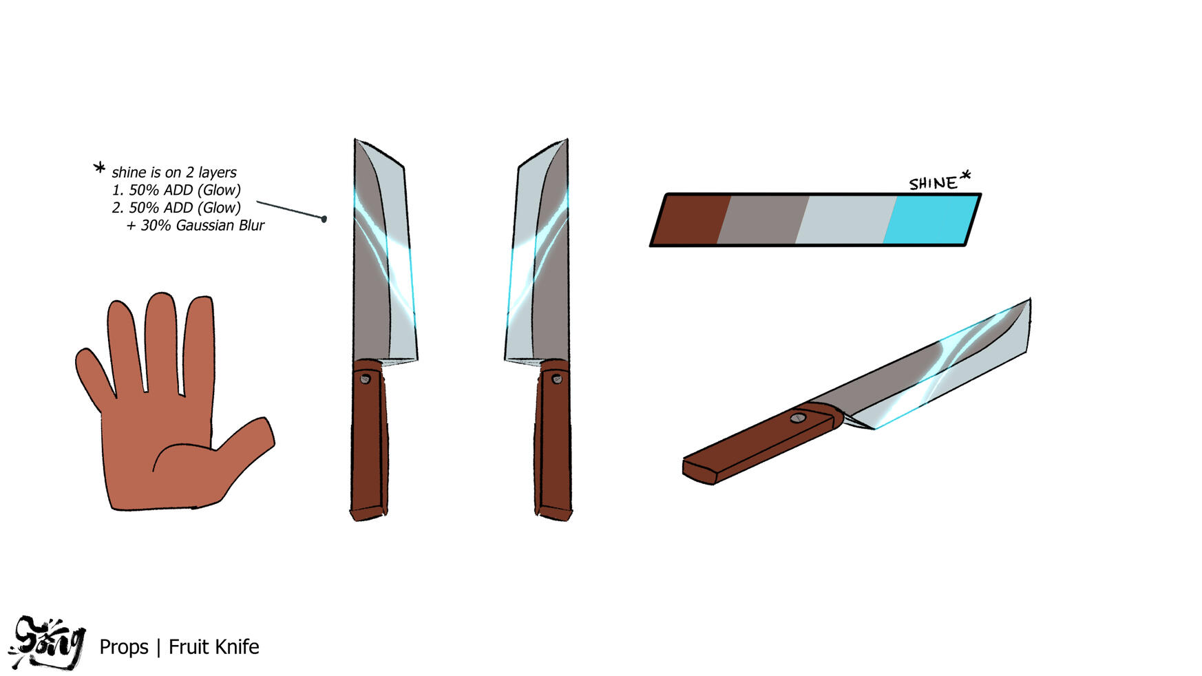 FRUIT KNIFE PROP SHEET